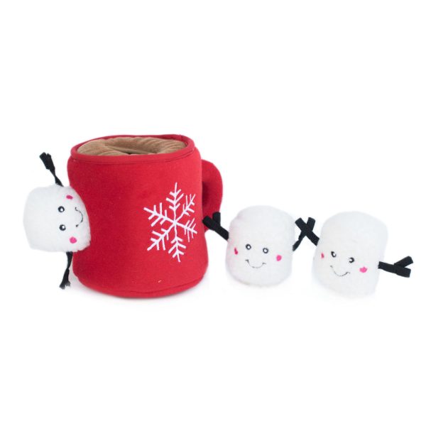 Holiday Burrow Hot Cocoa, Interactive toy for Dogs and Cats Online Hot Sale